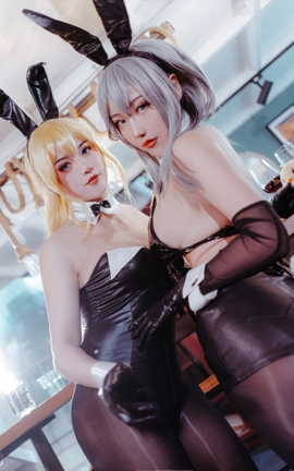 刺青Poi 碧蓝航线 北卡罗来纳+华盛顿 兔女郎 (&隼隼子)_丽丝库