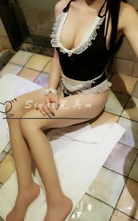 完具酱(完具小朋友)-17.03 黑网袜女仆装_丽丝库