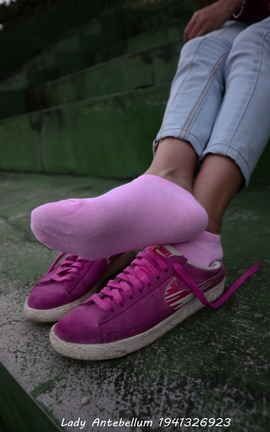 站前女神 恋足美腿棉袜女神级摄影套图 057