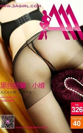 AAA女郎3agirl写真 No.326 黑丝翘臀.小维