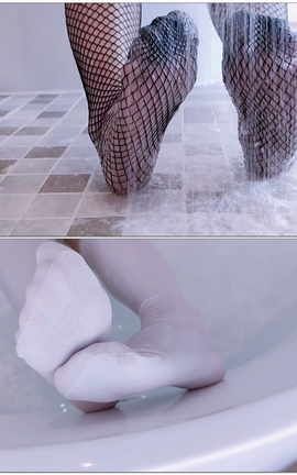 地瓜美足摄影-踩奶_丽丝库