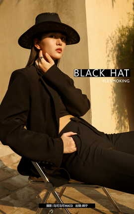 艺图语YITUYU 2023.04.21 BLACK HAT 婉宁_丽丝库