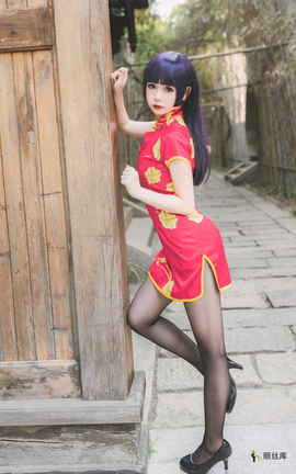 巧克力小圆面包 NO 003 五更琉璃 新春旗袍_丽丝库