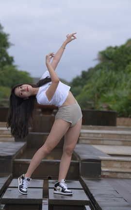 精选街拍作品 NO.0396 红石旅拍摄影作品 热裤女孩 part4_丽丝库