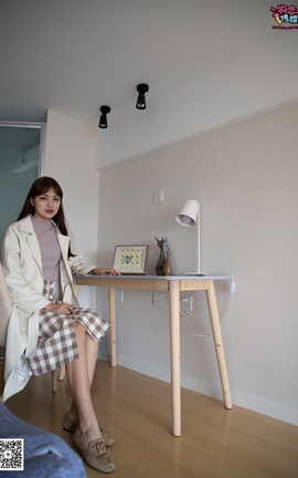 物恋传媒 No.065 苏贝 温柔格子裙_丽丝库