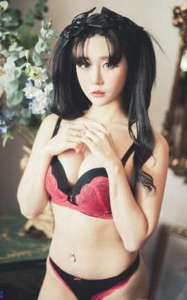 韩国写真BLUECAKE NO.029 Zia x Fate Saber x Thosaka Rin Lingerie ver_丽丝库