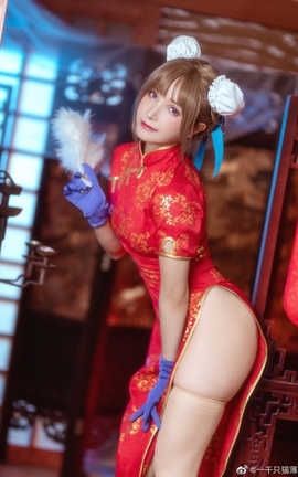 一千只猫薄禾-旗袍红_丽丝库