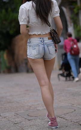 精选街拍作品 NO.0343 魂魂大理旅拍 第一篇 热裤女孩 part2_丽丝库