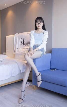 袜啵啵BoBoSocks NO.083 稚予-高跟鞋凉鞋白丝裸足涂白色指甲油剧情_丽丝库