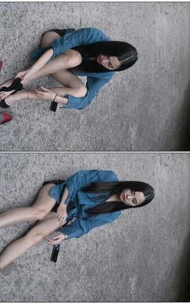 只糖棉袜视频 VOL.178 文文 海蓝时见鲸[1920X1080][2分0秒]_丽丝库