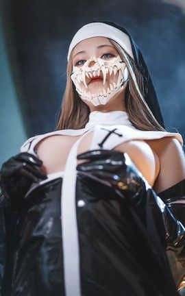 蜜汁猫裘-NO.042 恶修女_丽丝库