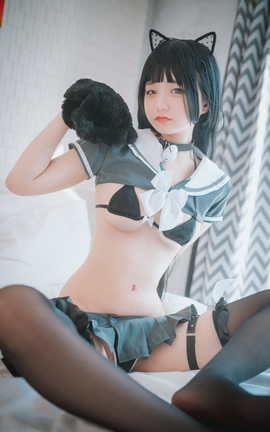 韩国写真DJAWA NO.043 Katzenm dchen in Schuluniform