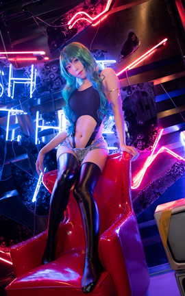 Money冷冷 高叉泳装_丽丝库