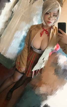 巨乳coser猎天使魔兔-4