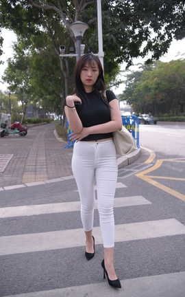 精选街拍作品 NO.0419 魂魂街拍作品 白裤 往事清零 part8_丽丝库