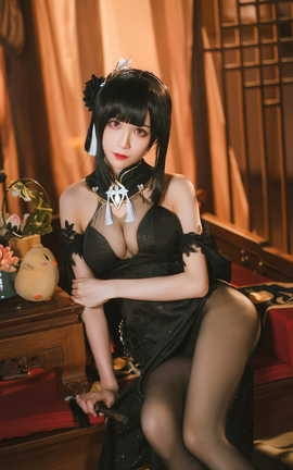 Tomoyo酱 碧蓝航线 镇海旗袍_丽丝库