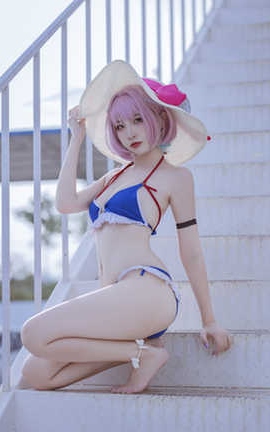 二佐Nisa 碧蓝航线-塔尔图泳装_丽丝库