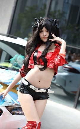 精选街拍作品 NO.0006 超短黑色皮裤少女原图 part2_丽丝库