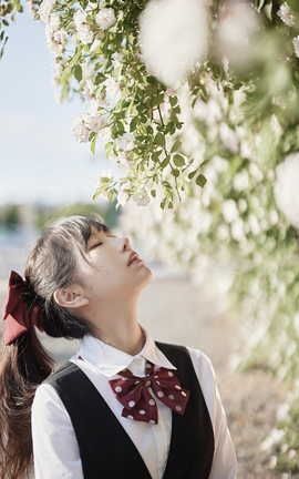 Shika小鹿鹿 蔷薇JK 透明女仆_丽丝库