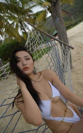 精选街拍作品 NO.0386 魂魂旅拍作品 第三篇 南一 白色泳装 part3_丽丝库