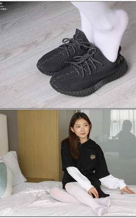 袜啵啵BoBoSocks NO.214 小沫-黑色运动鞋[3840X2160 25分29秒]_丽丝库