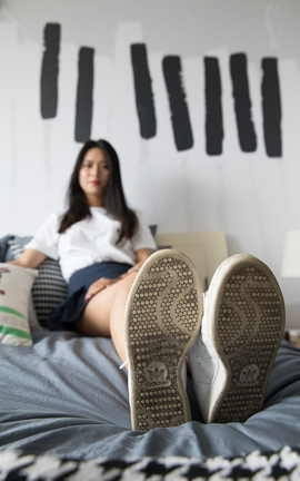 物恋传媒 No.243 小晴天-蓝白旋律_丽丝库