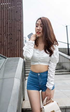 精选街拍作品 NO.0278 一筒街拍作品 热裤女孩 part9_丽丝库