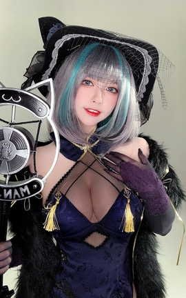 半半子BANBANKO- 柴郡旗袍_丽丝库