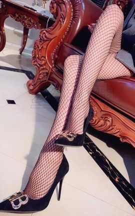 丝月神-2019.12.17双B绒面高跟网袜_丽丝库