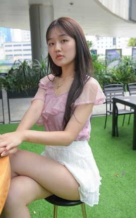 精选街拍作品 NO.1021 魂魂摄影作品 白百褶裙美女 part7_丽丝库