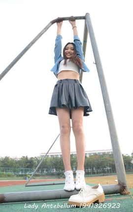 站前女神 恋足美腿棉袜女神级摄影套图 078