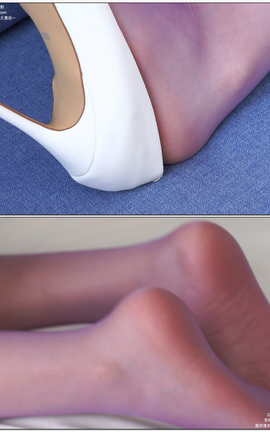 袜啵啵BoBoSocks NO.205 小甜豆-白色高跟鞋[3840X2160 27分1秒]_丽丝库