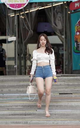 精选街拍作品 NO.0278 一筒街拍作品 热裤女孩 part5_丽丝库