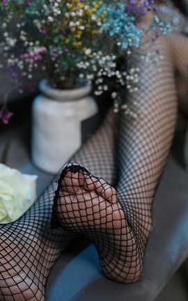 奈丝写真 NO.010 喵喵-用渔网俘获你_丽丝库