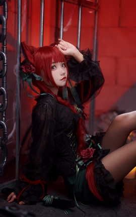 花柒Hana - 白金cos泳装&火焰猫燐_丽丝库