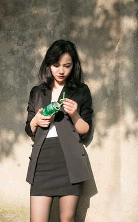 奈丝写真 NO.061 小啊刀-西装&短裙&黑丝_丽丝库