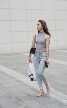 精选街拍作品 NO.0289 凯恩模拍作品 夏风微凉 紧牛美女 part3_丽丝库