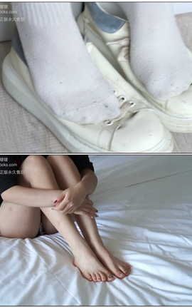 袜啵啵BoBoSocks NO.003 果冻-麦昆鞋白色脏棉袜[1920X1080][]_丽丝库