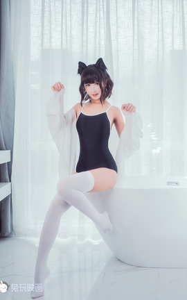 兔玩映画 夏日泳装 Vol.025 白丝喵_丽丝库