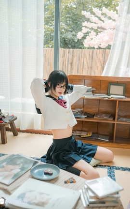 兔玩映画 C08.006 慵懒的JK_丽丝库