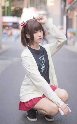 moiichan-室外拍摄7：小萝莉风格_丽丝库