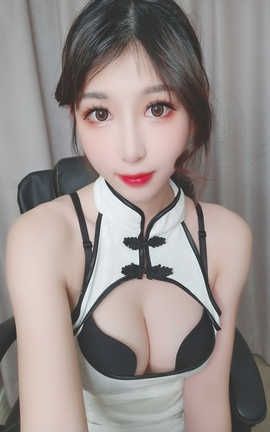 w黑米粥w-白丝旗袍_丽丝库