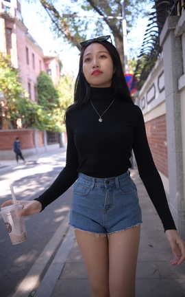 精选街拍作品 NO.0408 魂魂街拍作品 我和冬天有个约会 part5_丽丝库