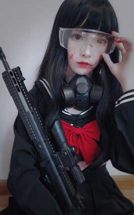 古川kagura-NO.039 黑白JK_丽丝库