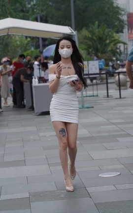 精选街拍作品 NO.1520 纹身小姐姐 part2_丽丝库