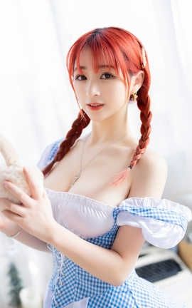 叉子宝宝-NO.004 蓝白少女_丽丝库