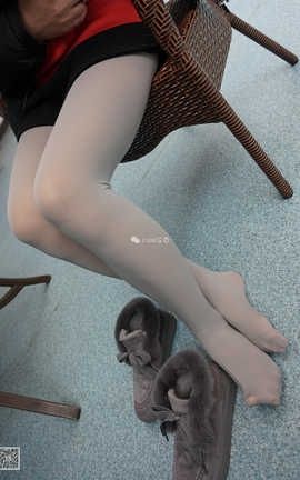 丝意写真摄影SIEE No.057 琦琦 灰丝 花式二郎腿_丽丝库