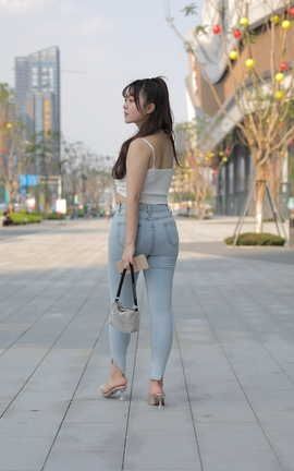 精选街拍作品 NO.0268 凯恩模拍作品 丰腴的紧牛美女 part3_丽丝库