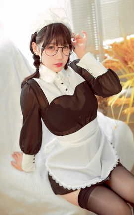 周叽是可爱兔兔 眼镜女仆_丽丝库