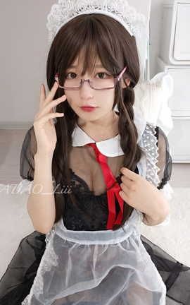 发条少女(迷之呆梨)-吊带女仆装_丽丝库